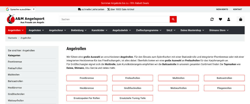 A&amp;M Angelsport - Aus Freude am Angeln