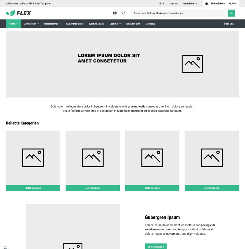 Flex - JTL-Shop 5 Template