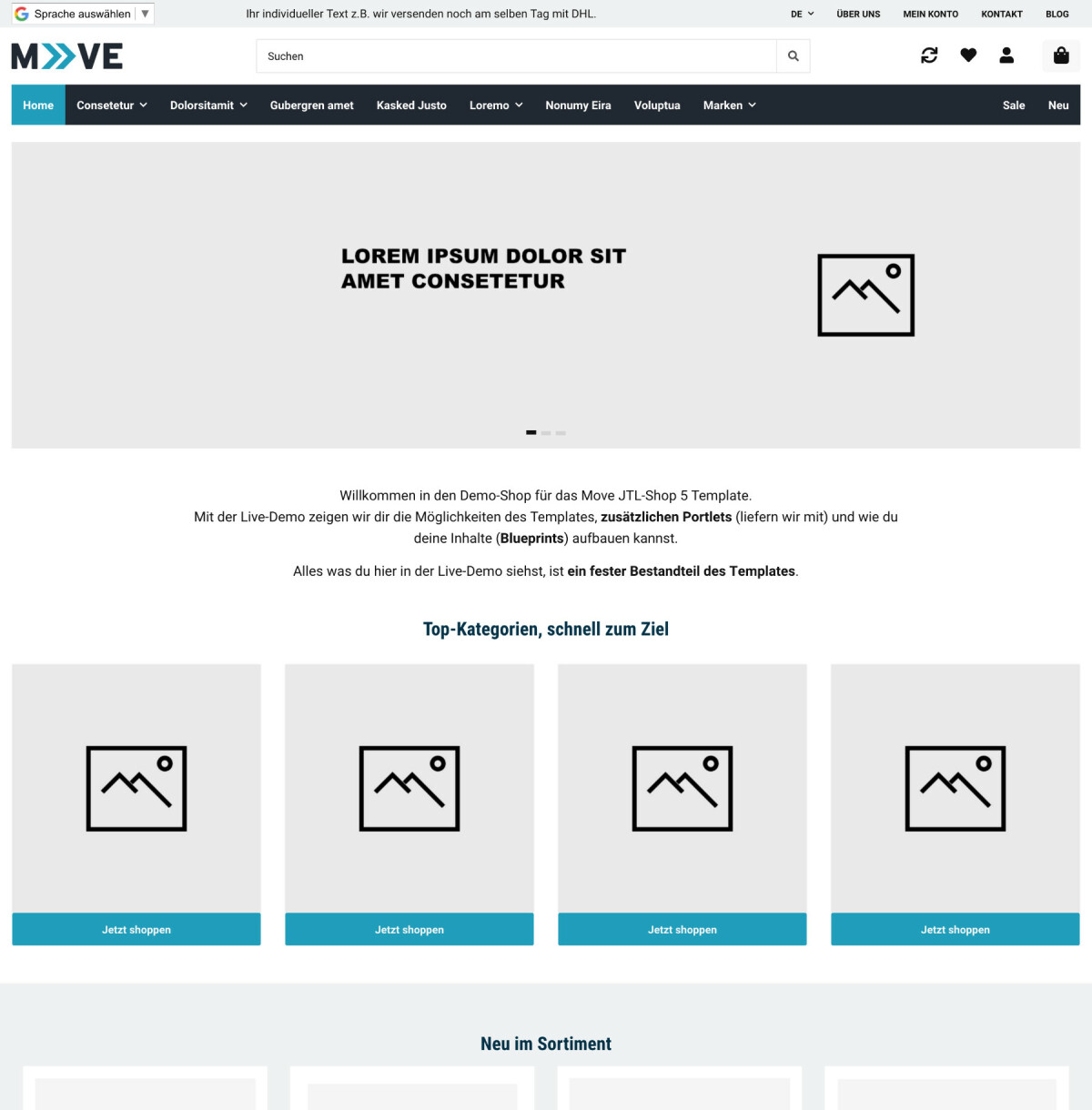 Move - JTL-Shop 5 Template