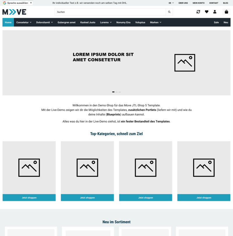 Move - JTL-Shop 5 Template