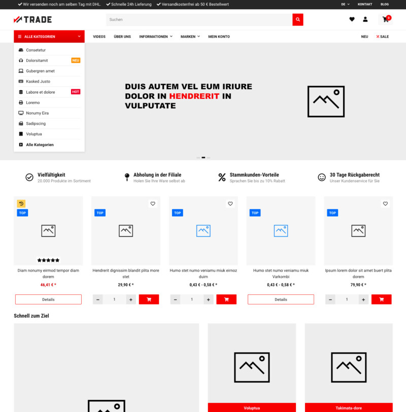 Trade - JTL-Shop 5 Template