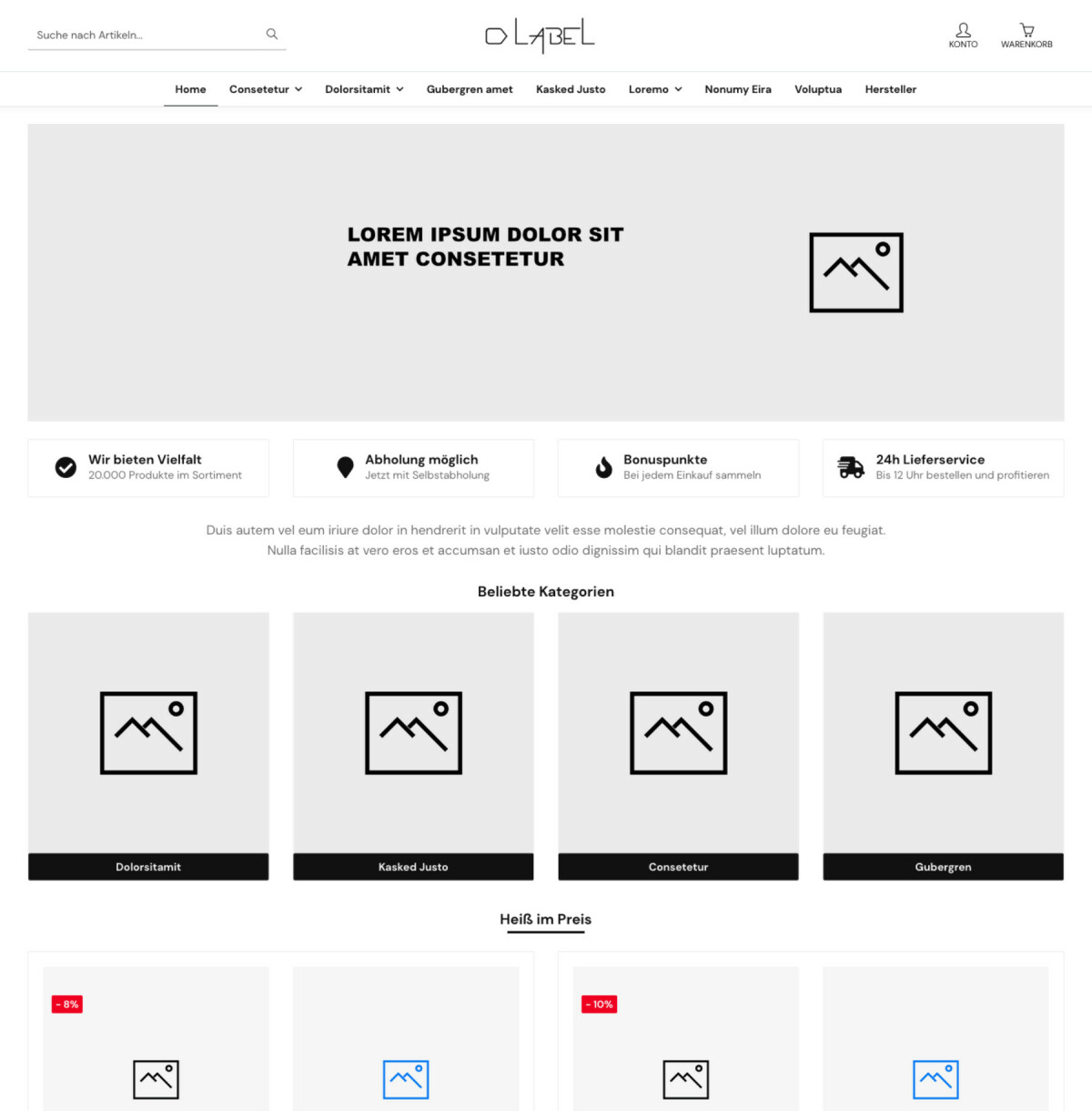 Label - JTL-Shop 5 Template