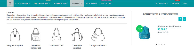 Megamenü - Move JTL-Template